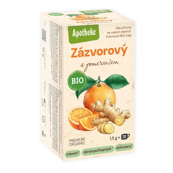 Apotheke BIO Ginger Tea with Orange 20×1.5g