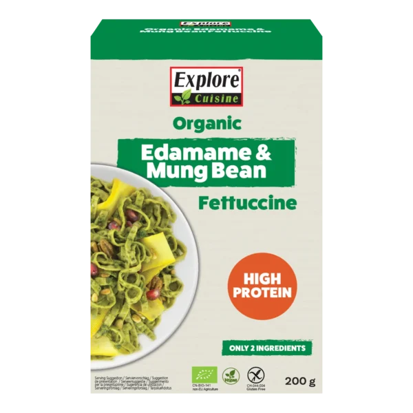 Organic Edamame & Mung Bean Fettuccine 200g