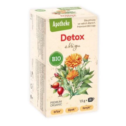 Apotheke BIO Detox Tea with Birch, 20 x 1.5 g