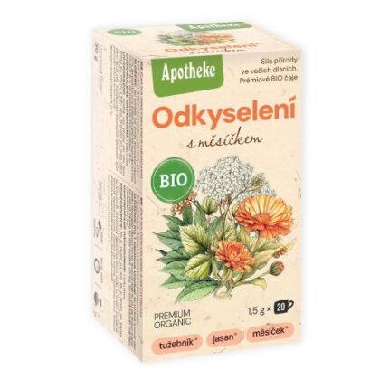 Apotheke BIO Tea for Deacidification with Calendula, 20 x 1.5 g