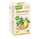 Apotheke BIO Ginger Tea with Lemon and Mint, 20 x 1.5 g