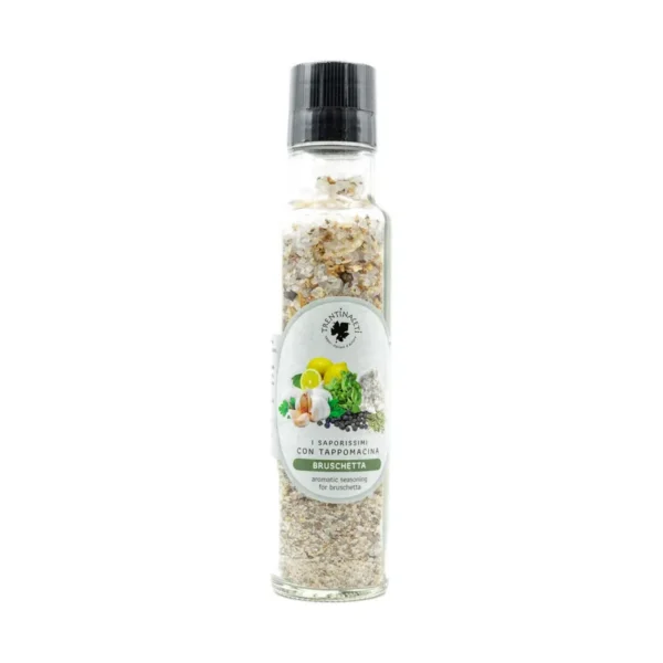 Tappomacina Bruschetta vürtsisegu jahvatuskorgiga, 220 g