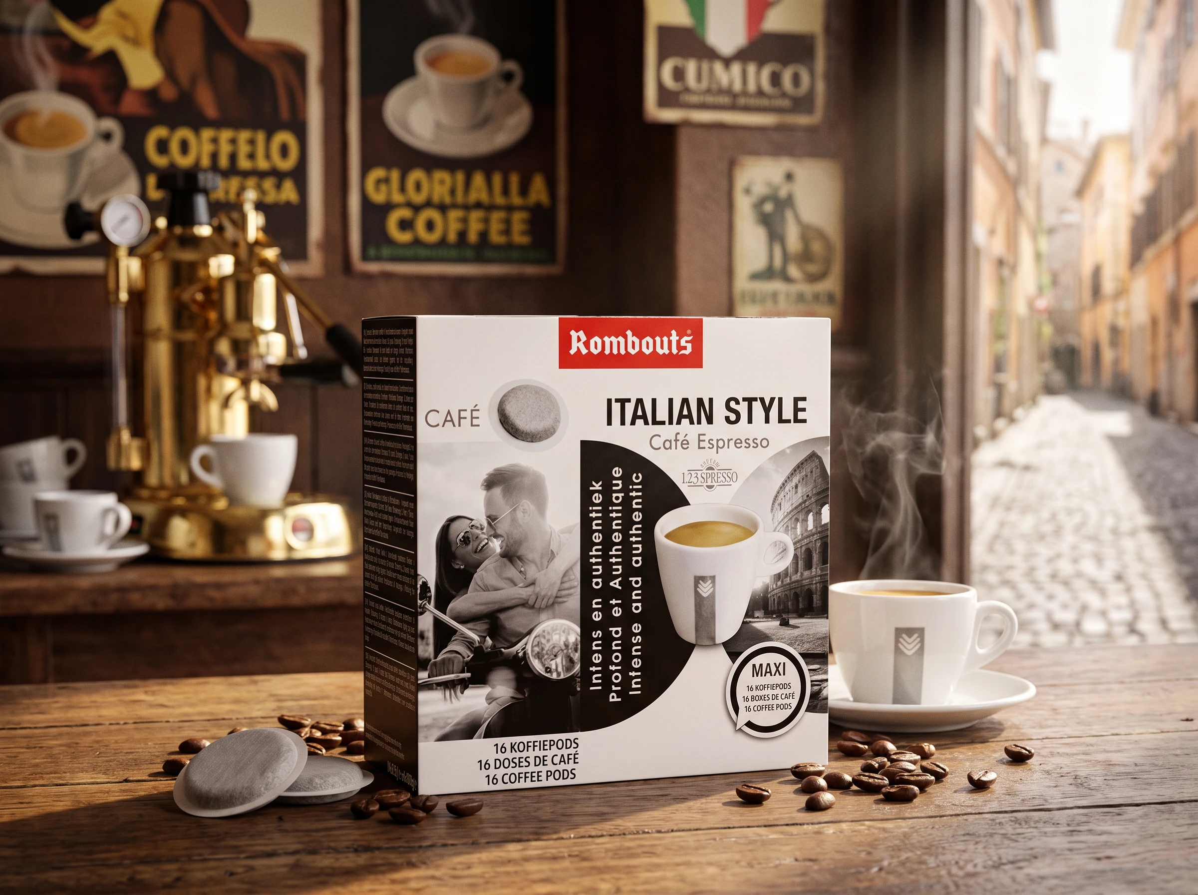 Rombouts kohvikapslid 1.2.3 Spresso süsteemile