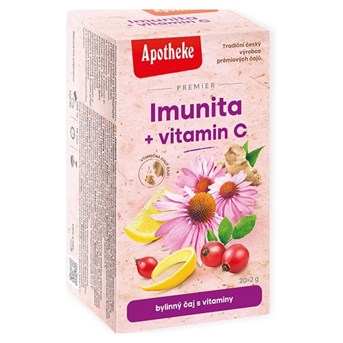 Apotheke Immunity + Vitamin C Tea, 20 x 2 g