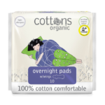 Cottons Organic Overnight Pads with Wings
