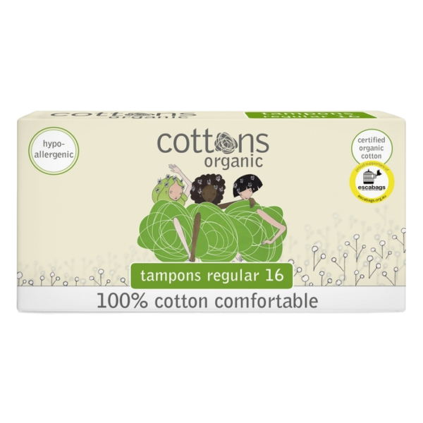 Cottons Organic Regular Tampons