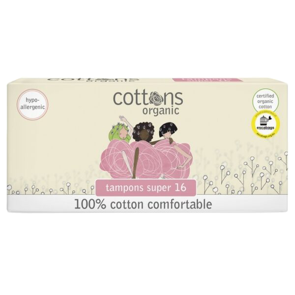 Cottons Organic Super Tampons