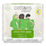 Cottons Organic Ultra Thin Regular Pads with Wings